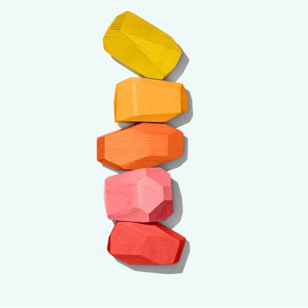 Solid Wood Stacking Boulders